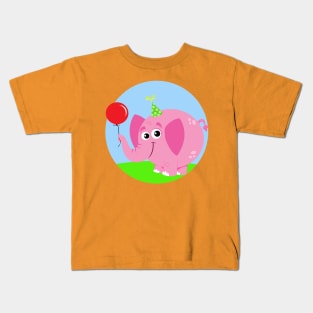 Happy Birthday elephant Kids T-Shirt